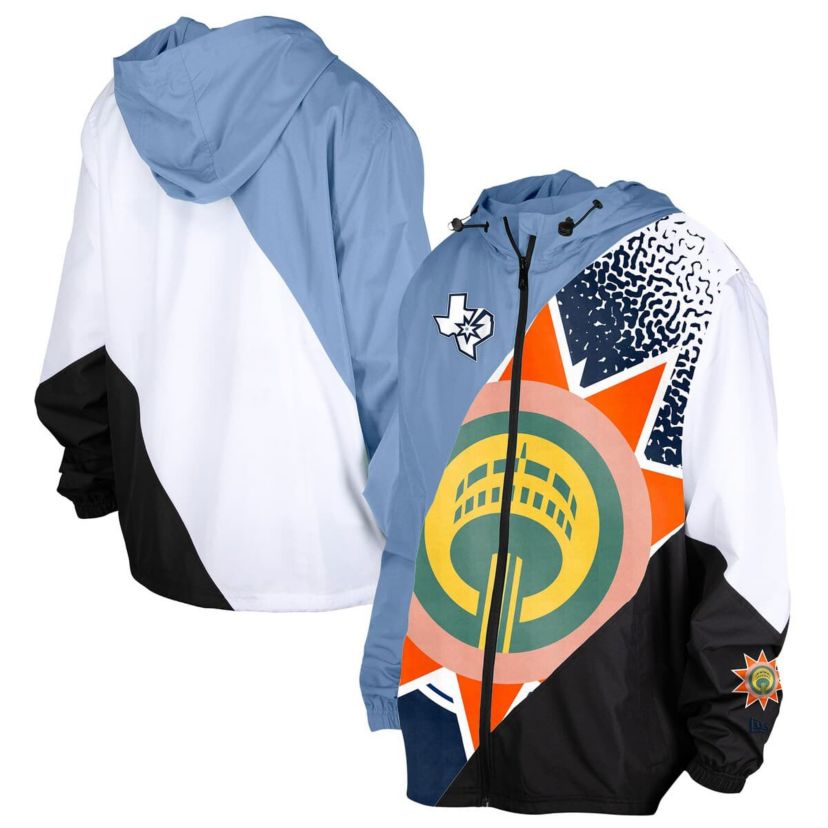 NBA Light San Antonio Spurs 2024/25 City Edition Full-Zip Windbreaker Jacket