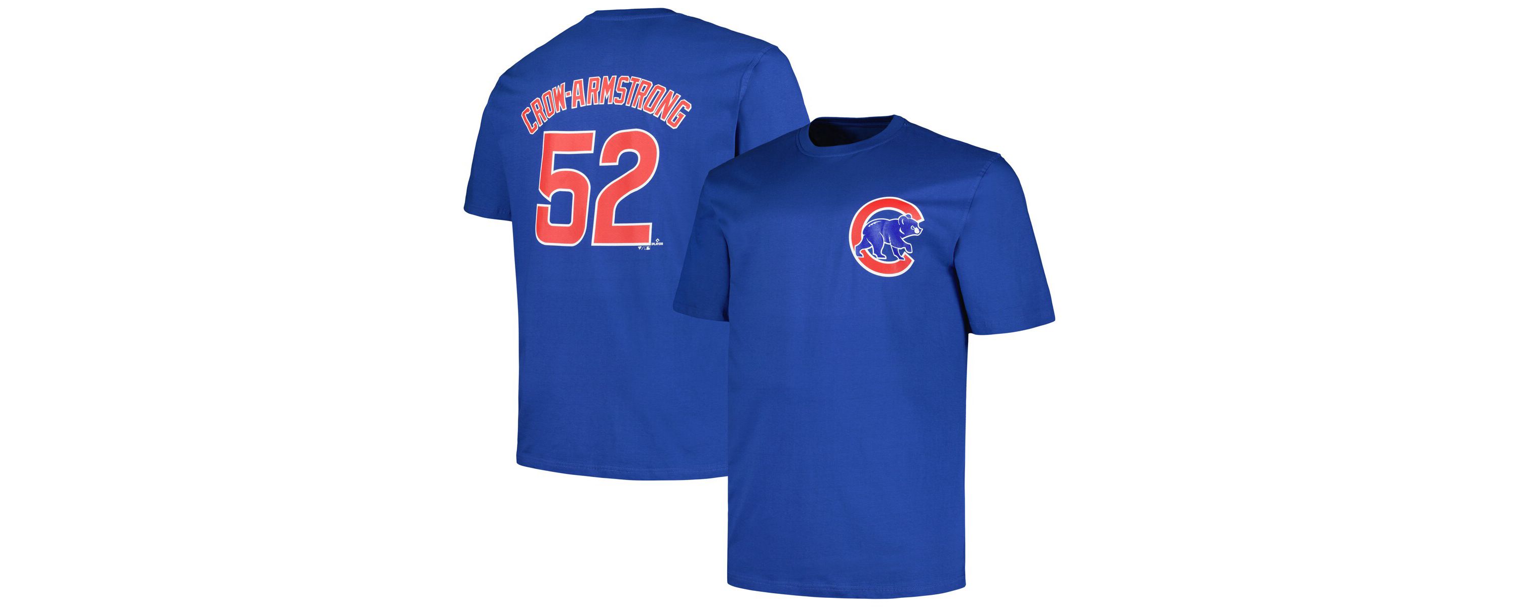 MLB Fanatics Pete Crow-Armstrong Chicago Cubs Big & Tall Name & Number T-Shirt