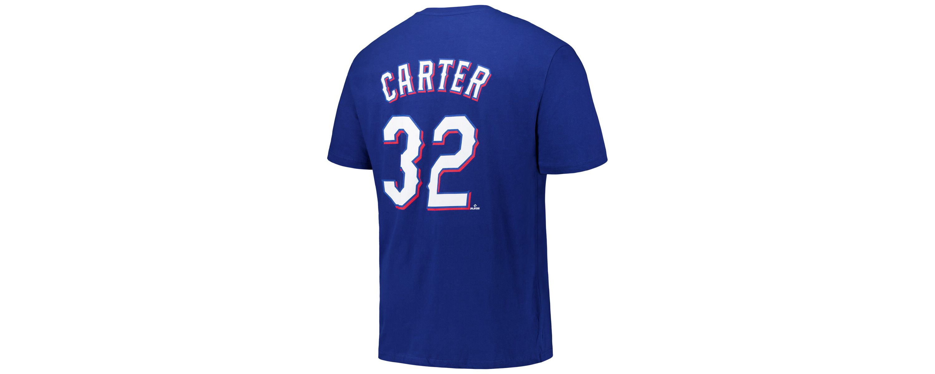 MLB Fanatics Evan Carter Texas Rangers Big & Tall Name & Number T-Shirt