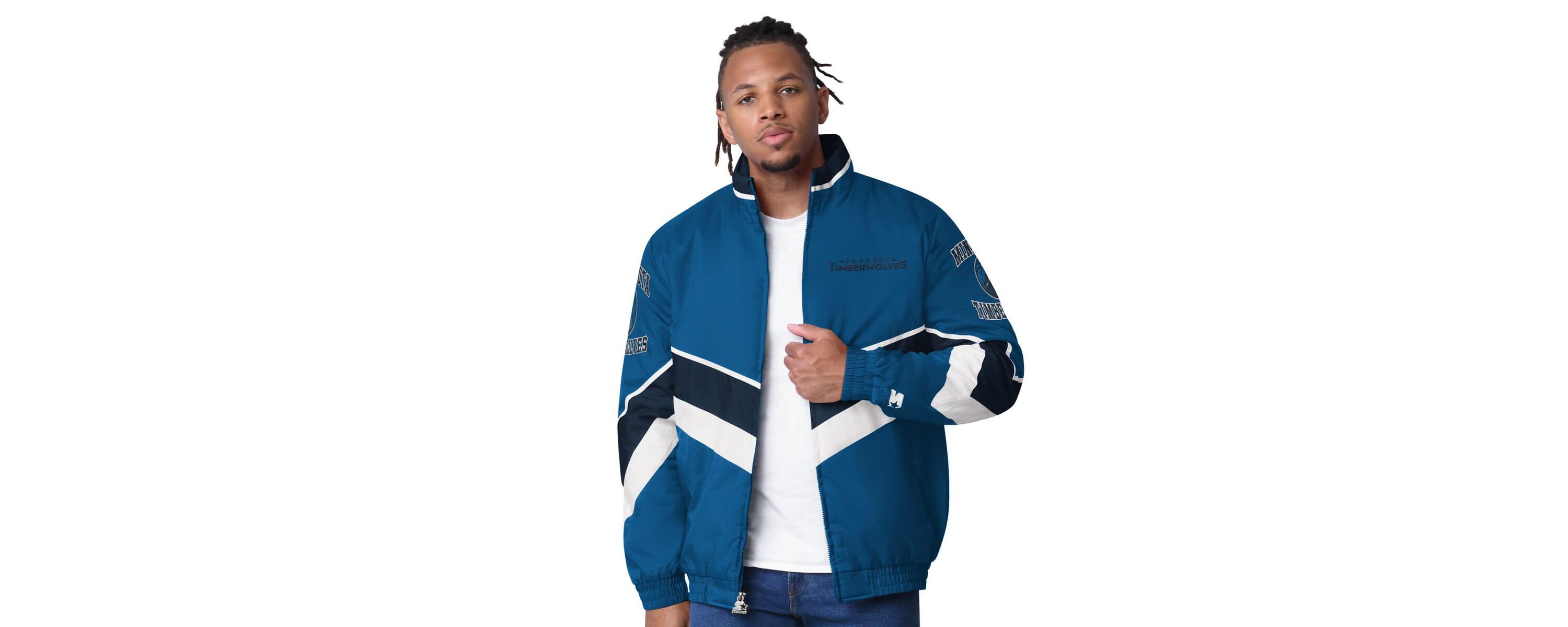 NBA Minnesota Timberwolves Captain Oxford Full-Zip Jacket