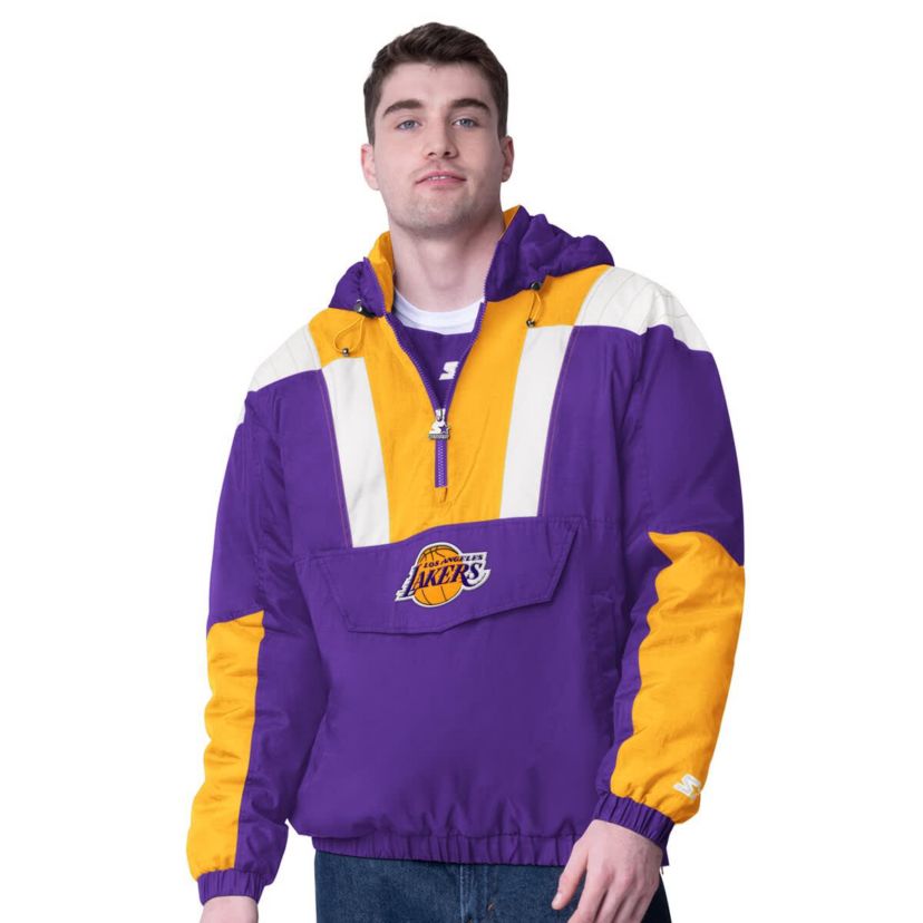 NBA Los Angeles Lakers Charger Half-Zip Pullover Jacket
