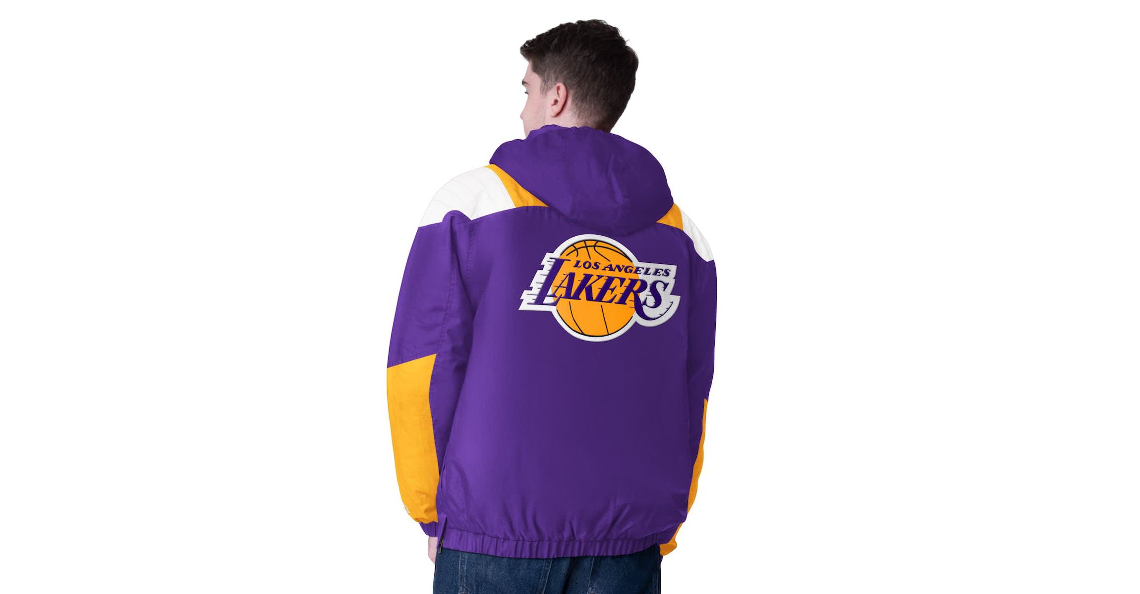 NBA Los Angeles Lakers Charger Half-Zip Pullover Jacket