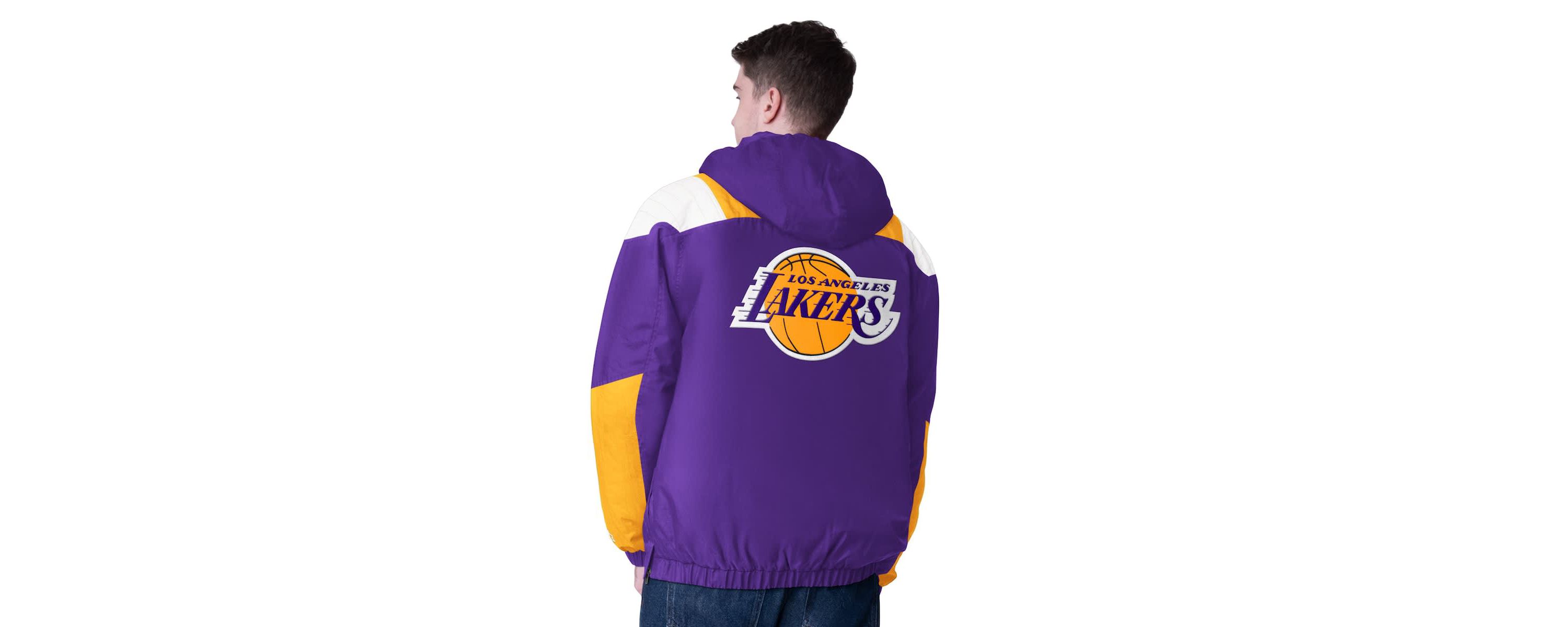 NBA Los Angeles Lakers Charger Half-Zip Pullover Jacket