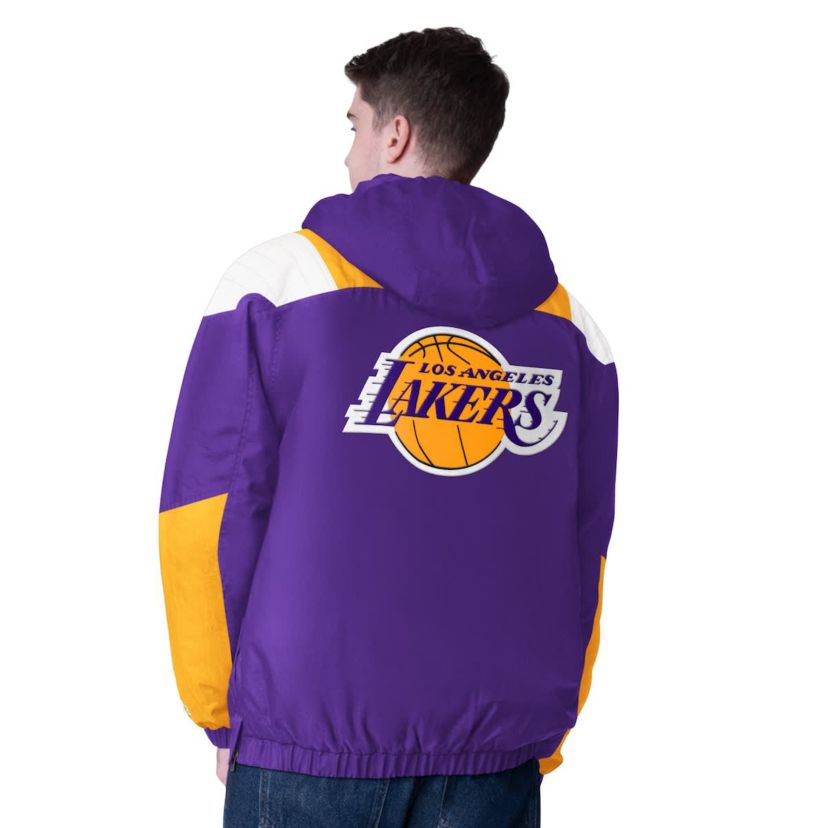 NBA Los Angeles Lakers Charger Half-Zip Pullover Jacket