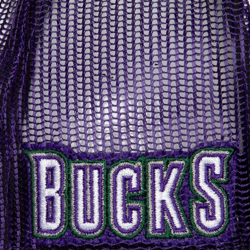 NBA Milwaukee Bucks Hardwood Classics Blocker Foam Front Trucker Snapback Hat