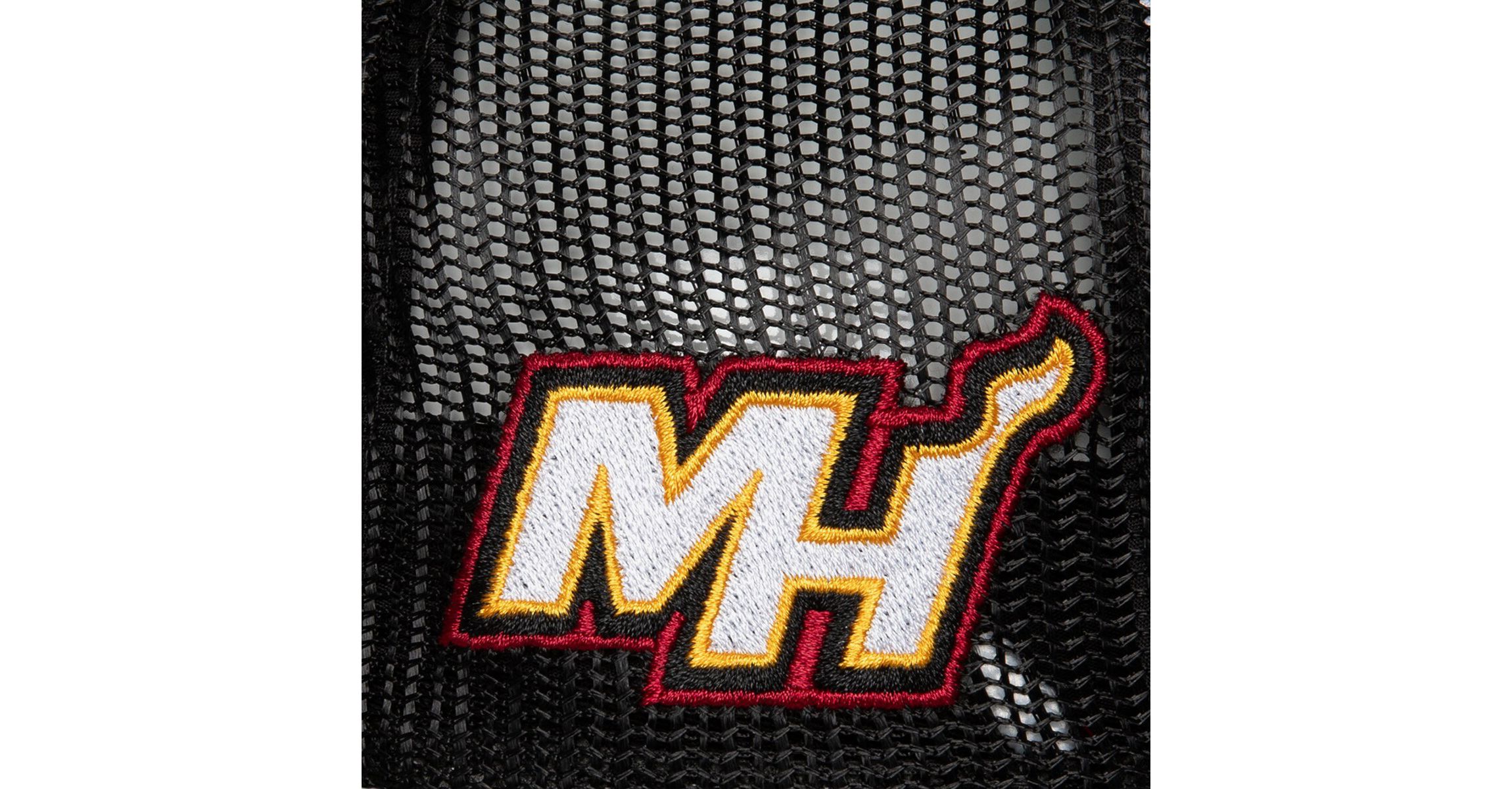 NBA Miami Heat Hardwood Classics Blocker Foam Front Trucker Adjustable Hat