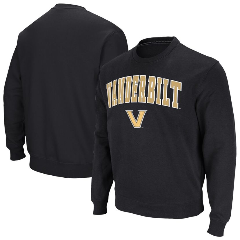NCAA Vanderbilt Commodores Arch & Logo Pullover Sweatshirt