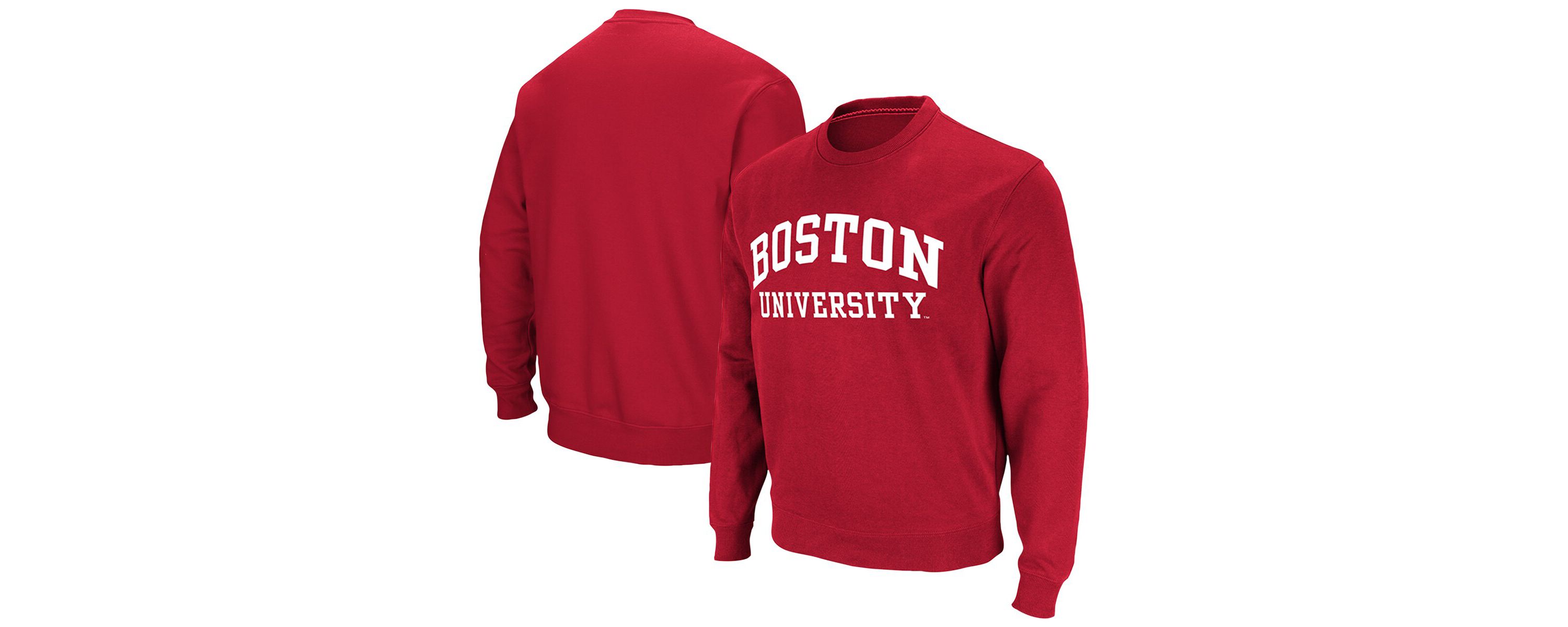 NCAA Boston University Arch & Logo Pullover Sweatshirt