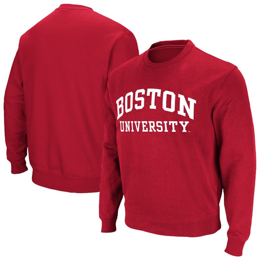 NCAA Boston University Arch & Logo Pullover Sweatshirt