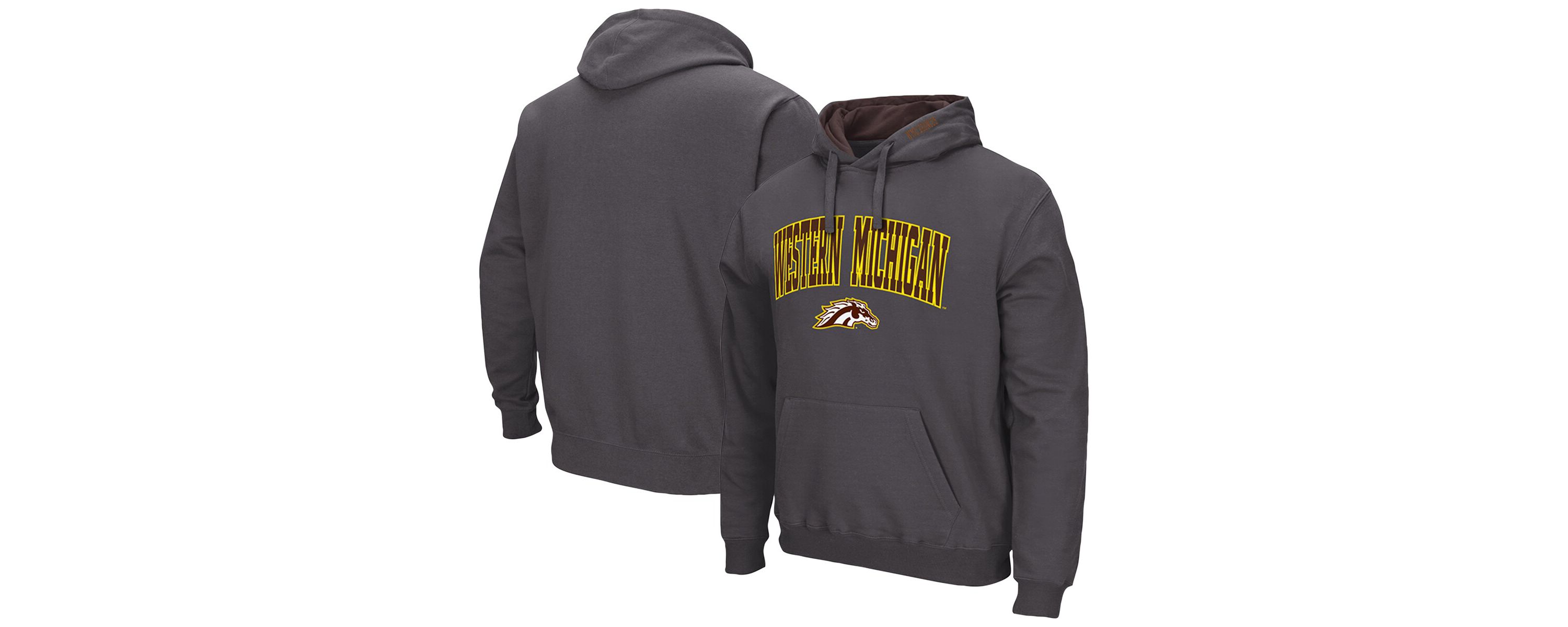 NCAA Western Michigan Broncos Arch & Logo 3.0 Pullover Hoodie