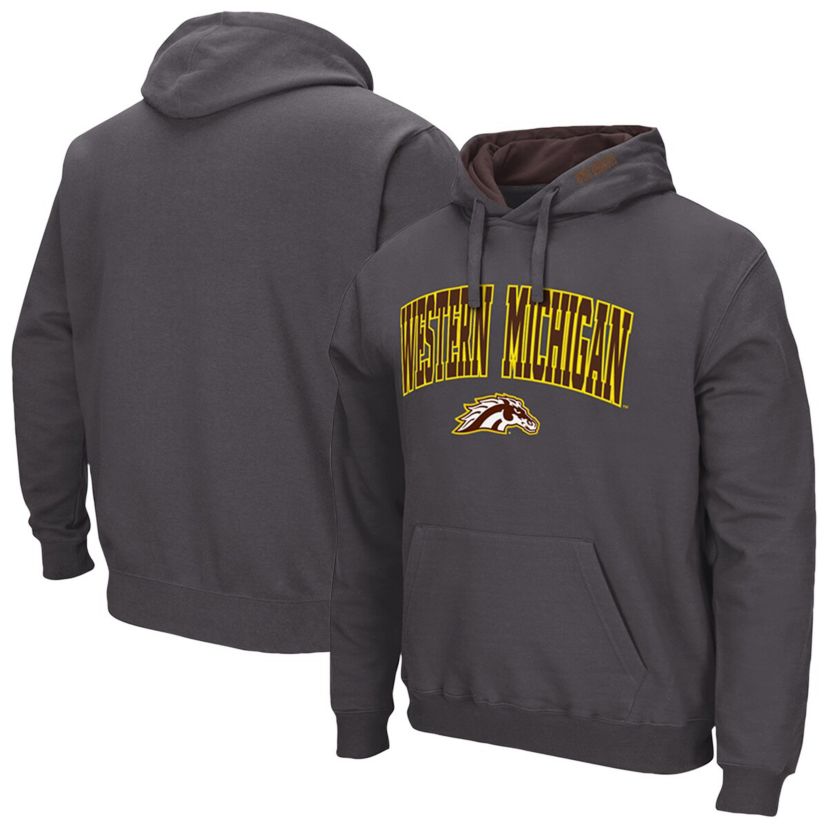 NCAA Western Michigan Broncos Arch & Logo 3.0 Pullover Hoodie