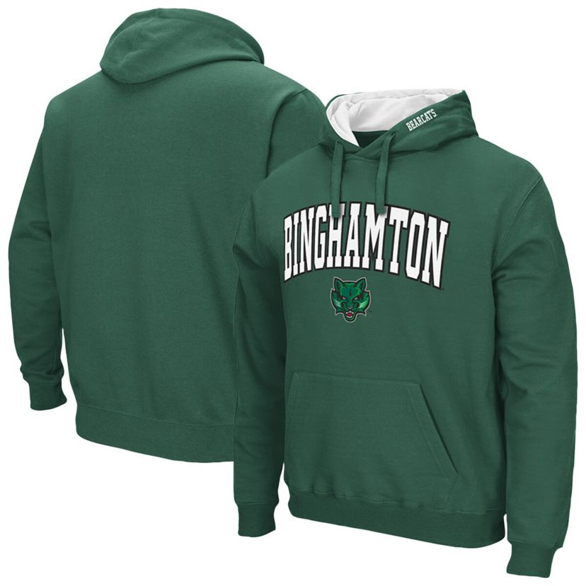 NCAA Binghamton Bearcats Arch & Logo 3.0 Pullover Hoodie