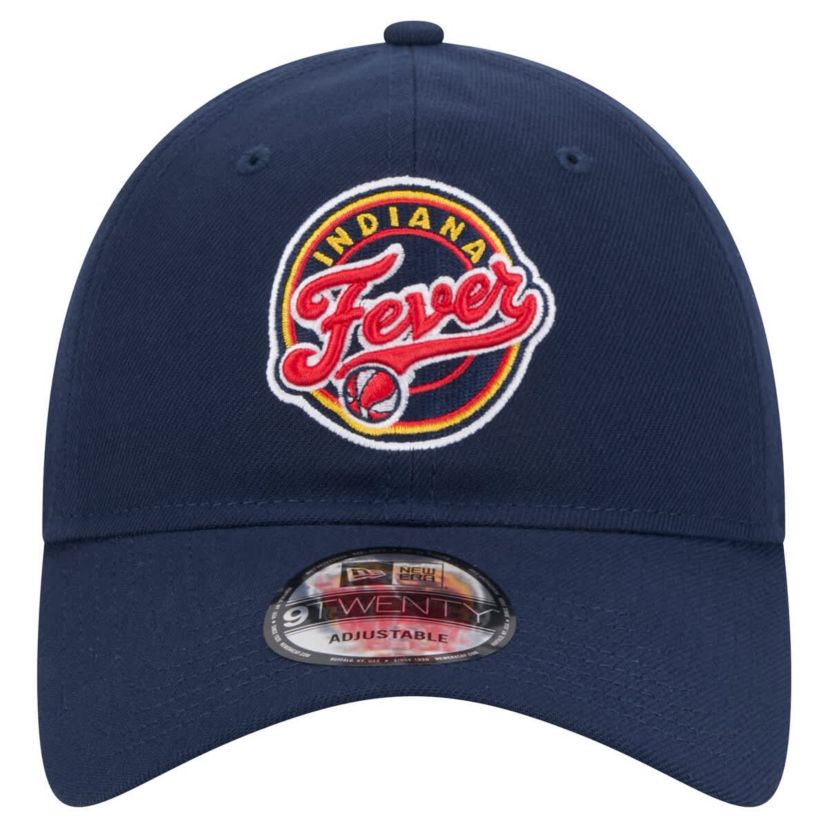 WNBA Unisex Indiana Fever Core Logo 9TWENTY Adjustable Hat