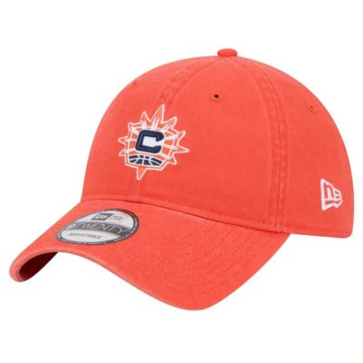 New Era WNBA Unisex Connecticut Sun Core Logo 9TWENTY Adjustable Hat, Orange