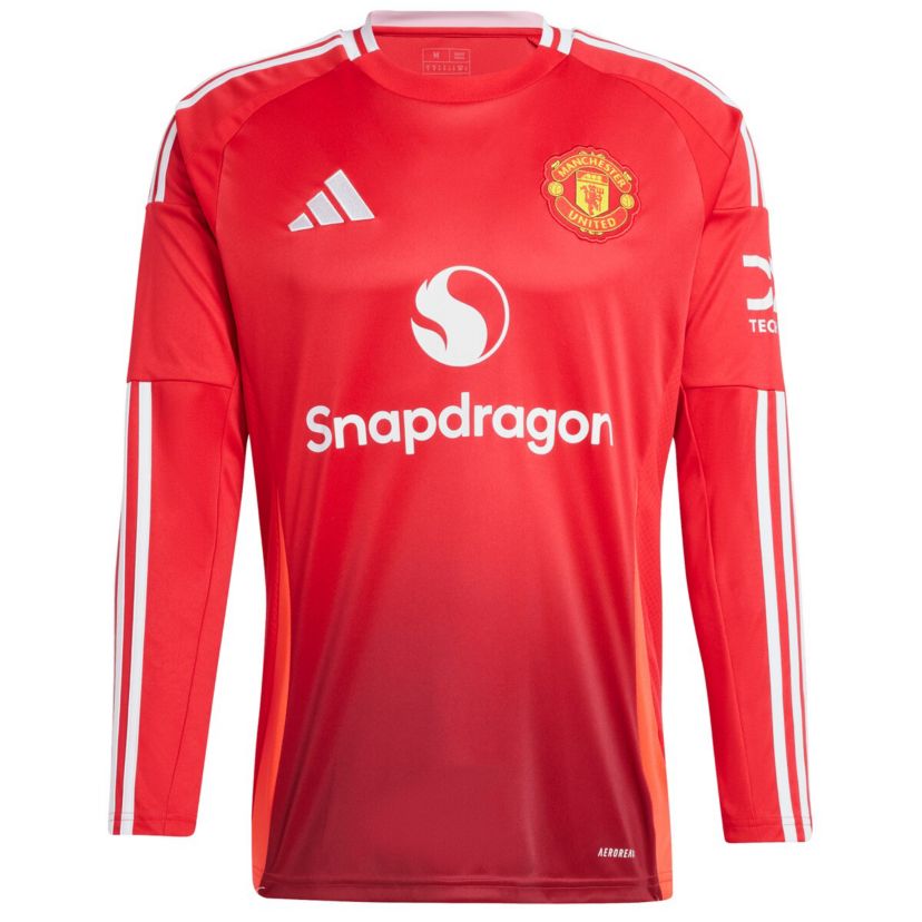International Clubs Manchester United 2024/25 Home Long Sleeve Replica Jersey