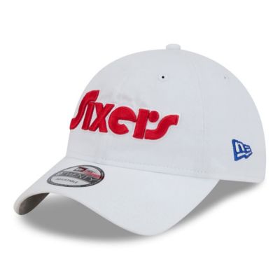 New Era Men's NBA Philadelphia 76ers 2024/25 City Edition 9TWENTY Adjustable Hat, White