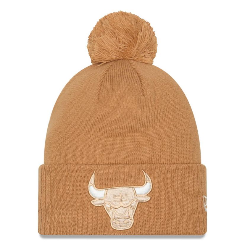 NBA Chicago Bulls 2024/25 City Edition Cuffed Knit Hat with Pom