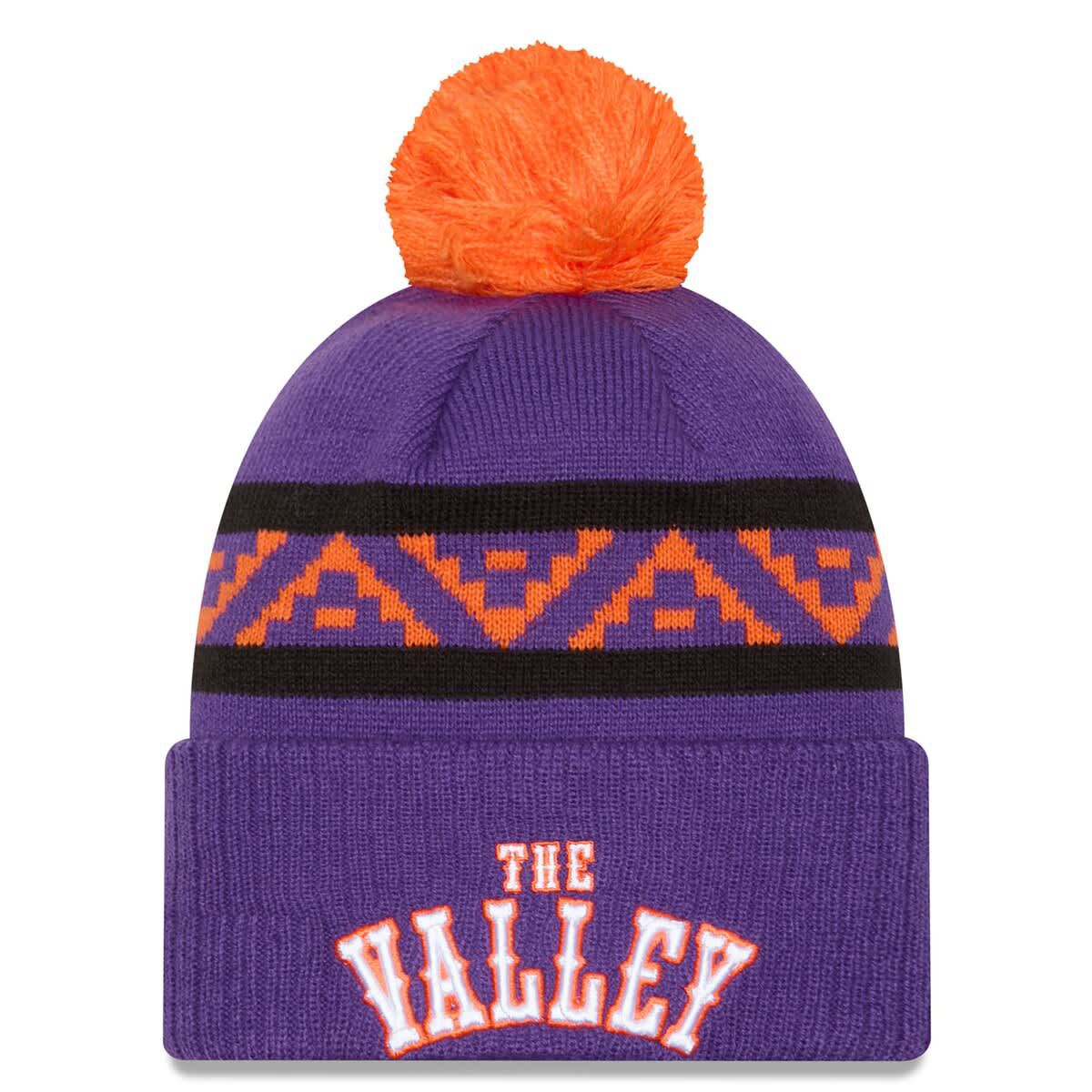 NBA Phoenix Suns 2024/25 City Edition Cuffed Knit Hat with Pom