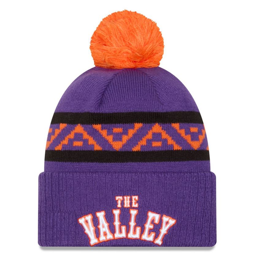 NBA Phoenix Suns 2024/25 City Edition Cuffed Knit Hat with Pom
