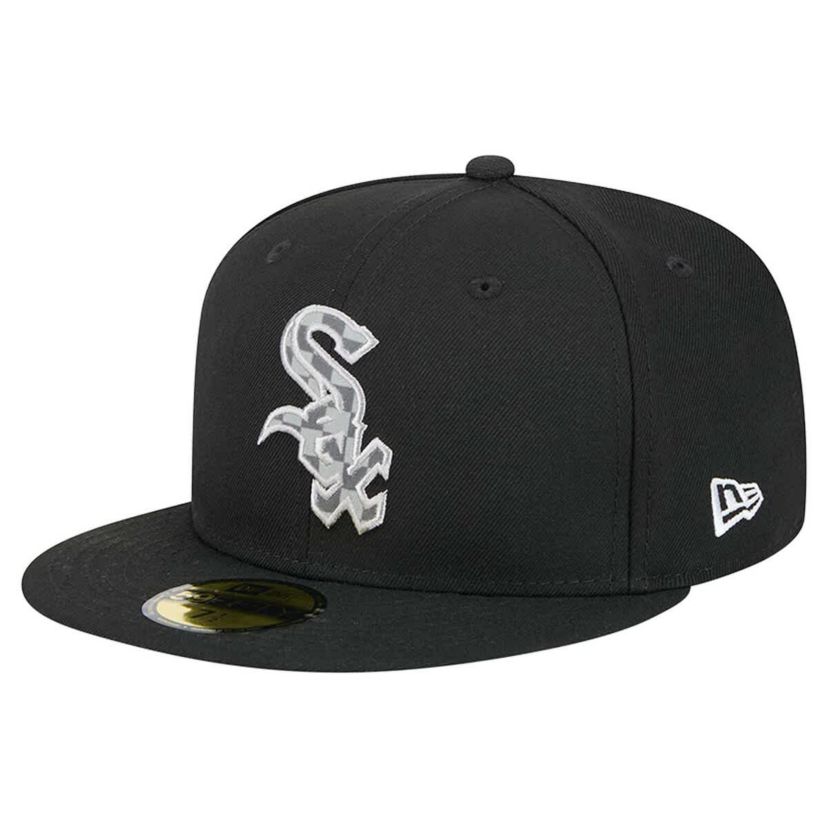 Chicago White Sox MLB Chicago Sox Checkered Undervisor 59FIFTY Fitted Hat