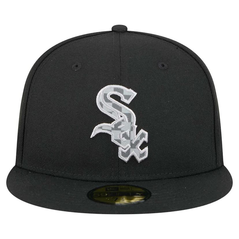 Chicago White Sox MLB Chicago Sox Checkered Undervisor 59FIFTY Fitted Hat