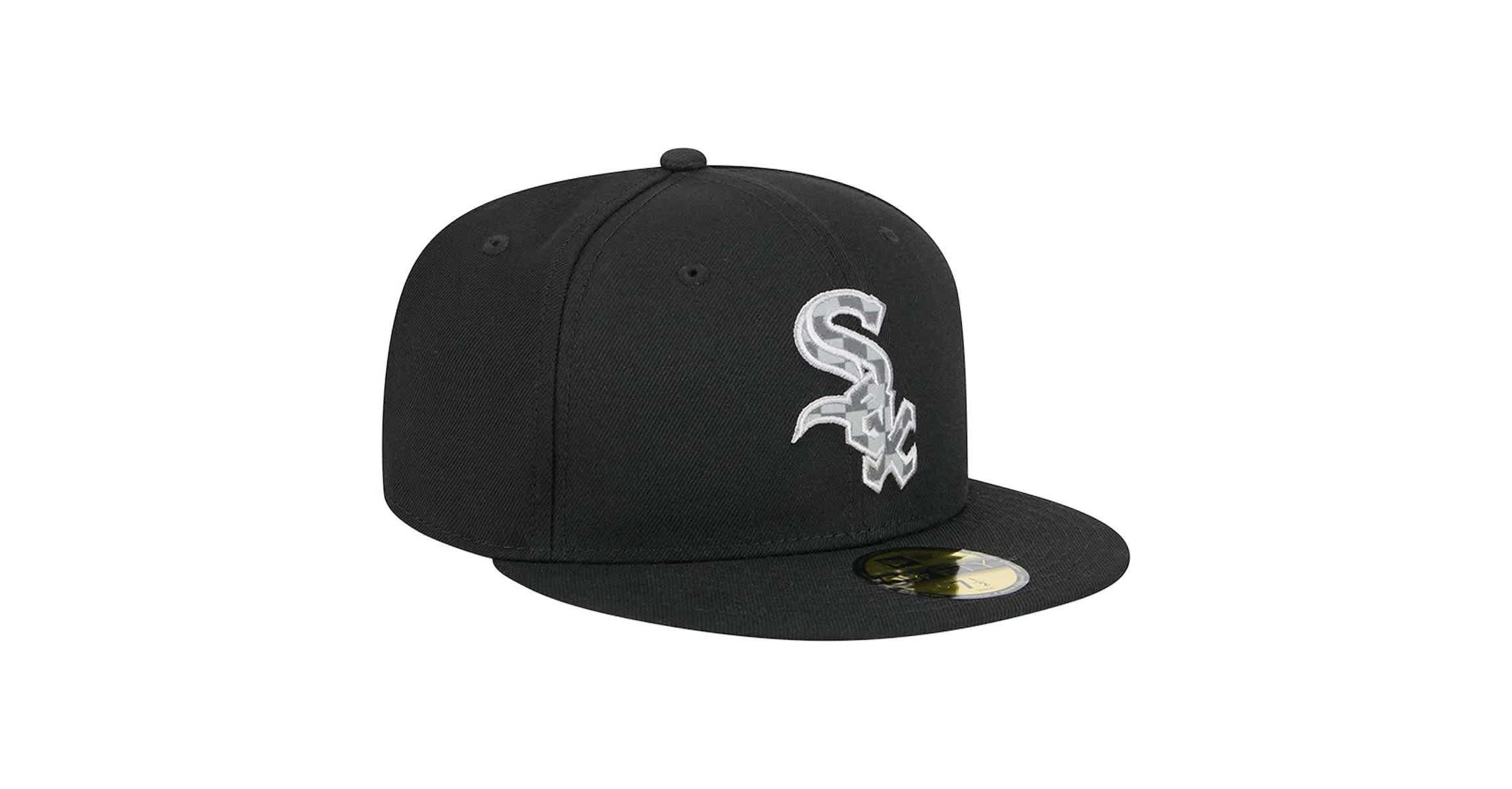 Chicago White Sox MLB Chicago Sox Checkered Undervisor 59FIFTY Fitted Hat