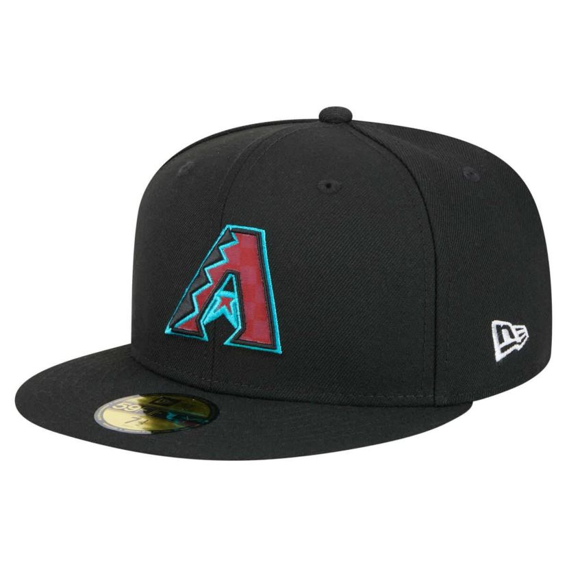 MLB Arizona Diamondbacks Checkered Undervisor 59FIFTY Fitted Hat