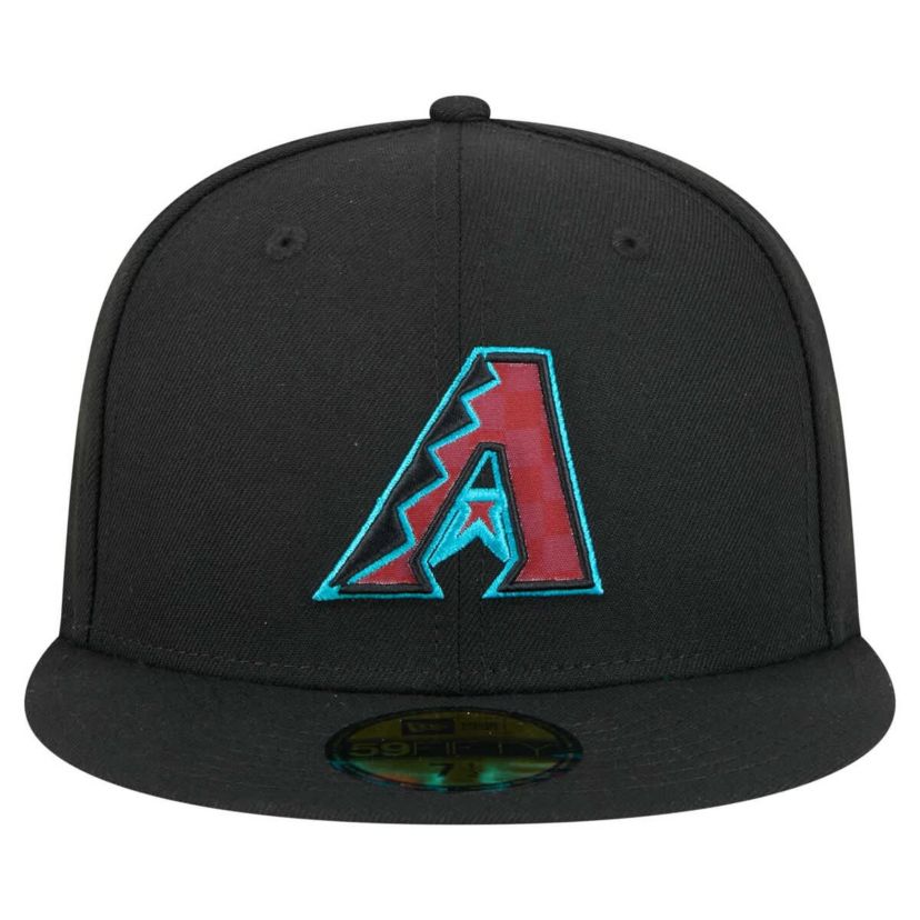 MLB Arizona Diamondbacks Checkered Undervisor 59FIFTY Fitted Hat