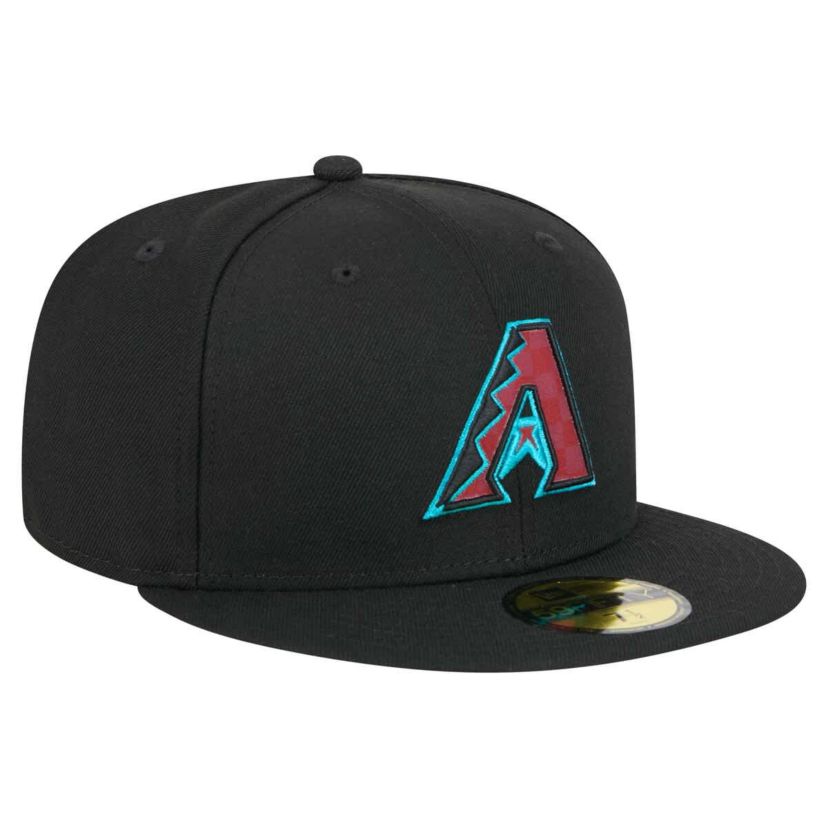MLB Arizona Diamondbacks Checkered Undervisor 59FIFTY Fitted Hat