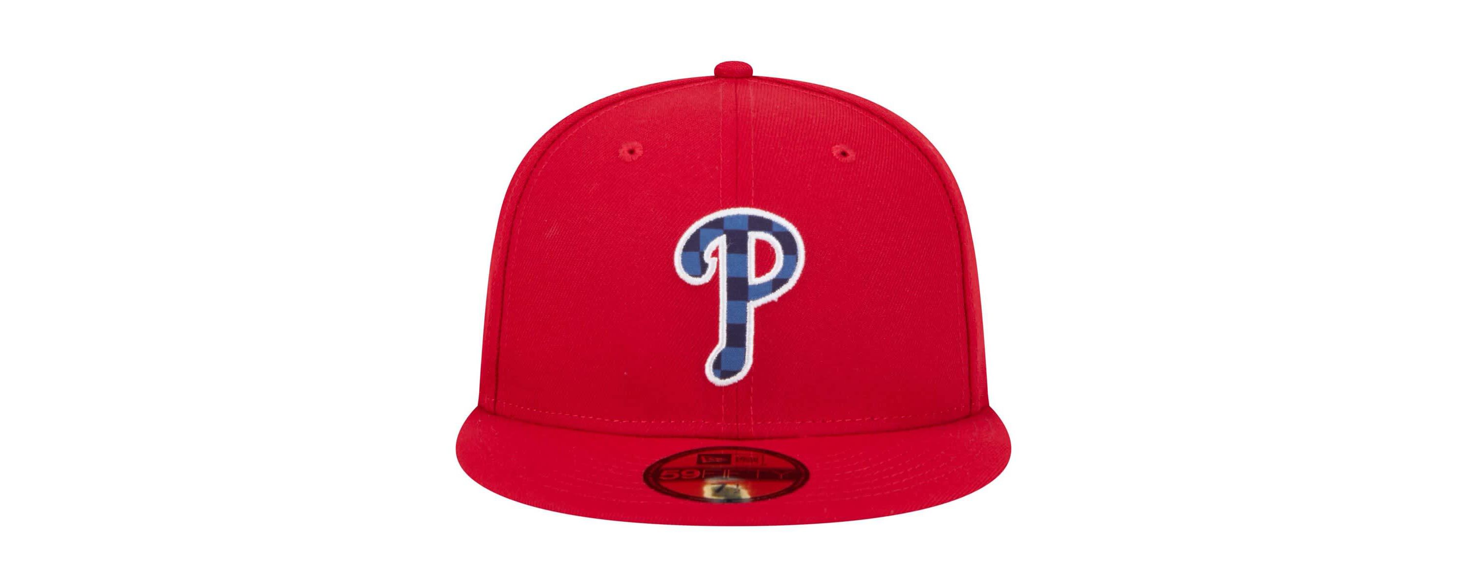 MLB Philadelphia Phillies Checkered Undervisor 59FIFTY Fitted Hat