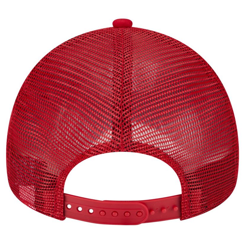 NASCAR Red/Black Bubba Wallace Rope 9FORTY Trucker Snapback Hat