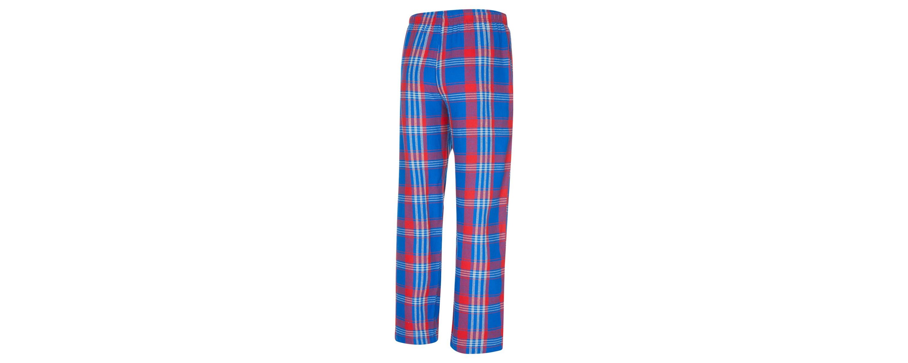 NHL Blue/Red New York Rangers Region Flannel Sleep Pants