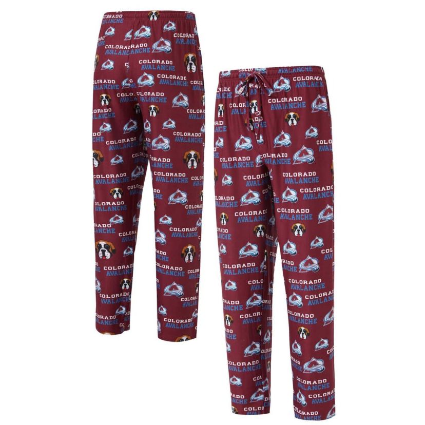 NHL Colorado Avalanche All Over Print Knit Pants