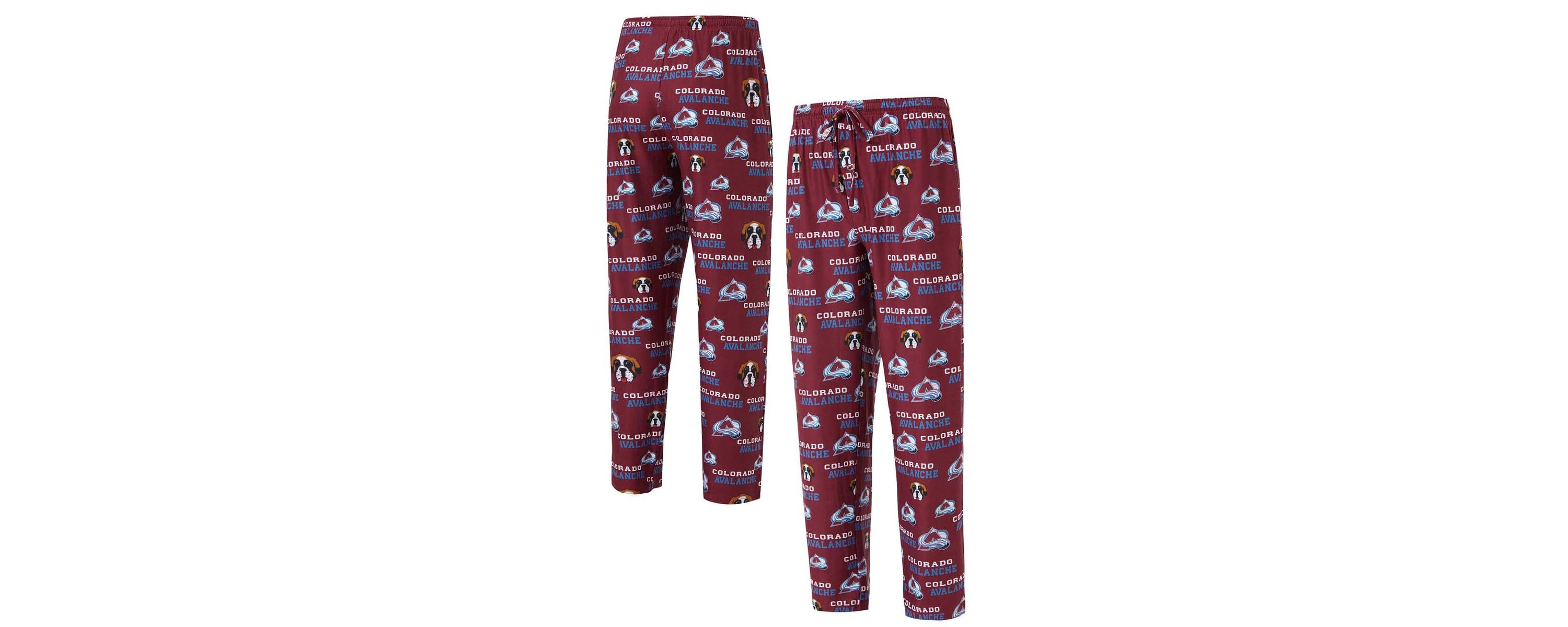 NHL Colorado Avalanche All Over Print Knit Pants