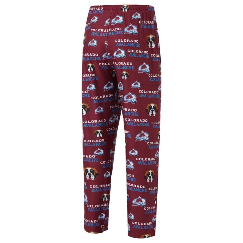 NHL Colorado Avalanche All Over Print Knit Pants