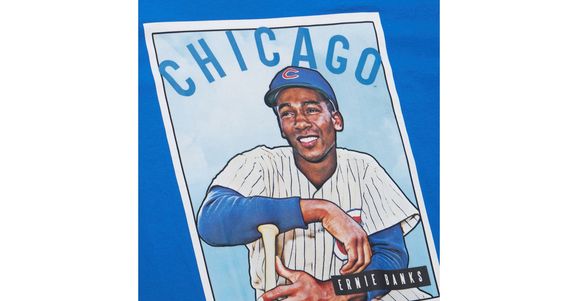 MLB Ernie Banks Chicago Cubs Cooperstown Collection Collectors Connection T-Shirt