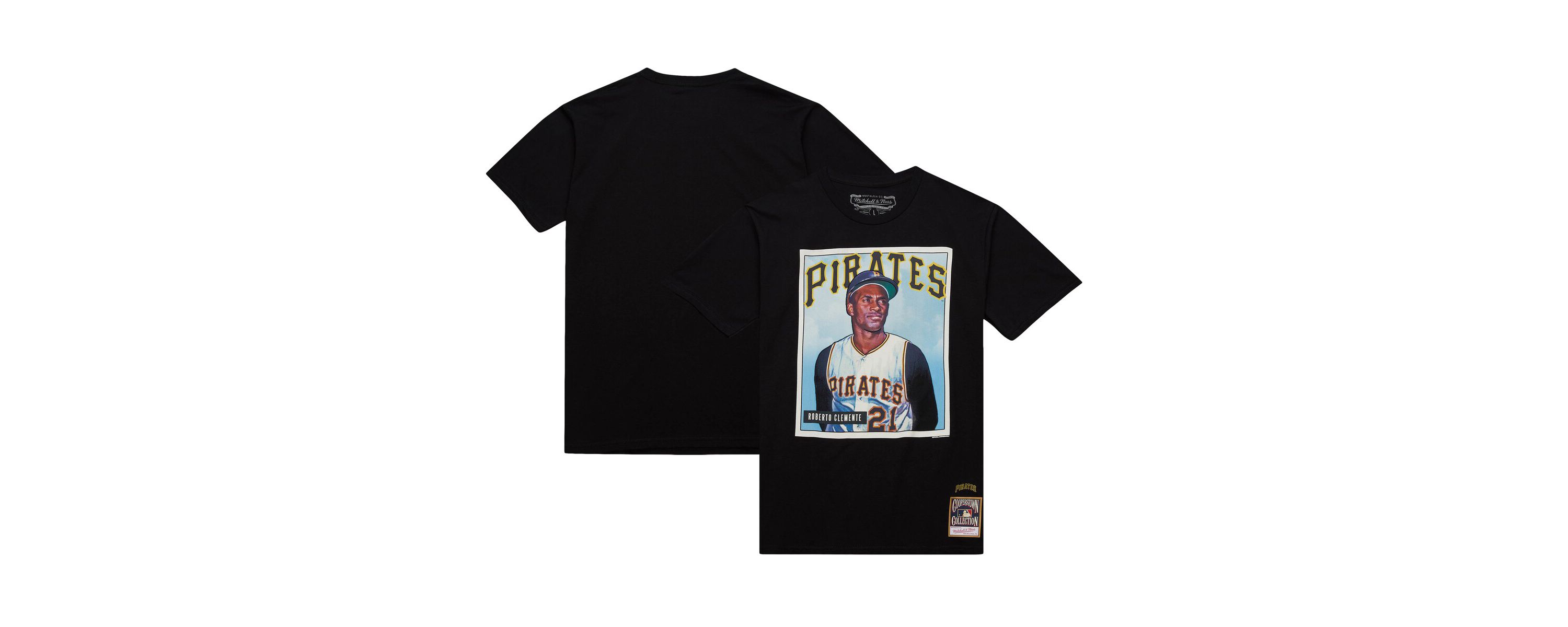MLB Roberto Clemente Pittsburgh Pirates Cooperstown Collection Collectors Connection T-Shirt