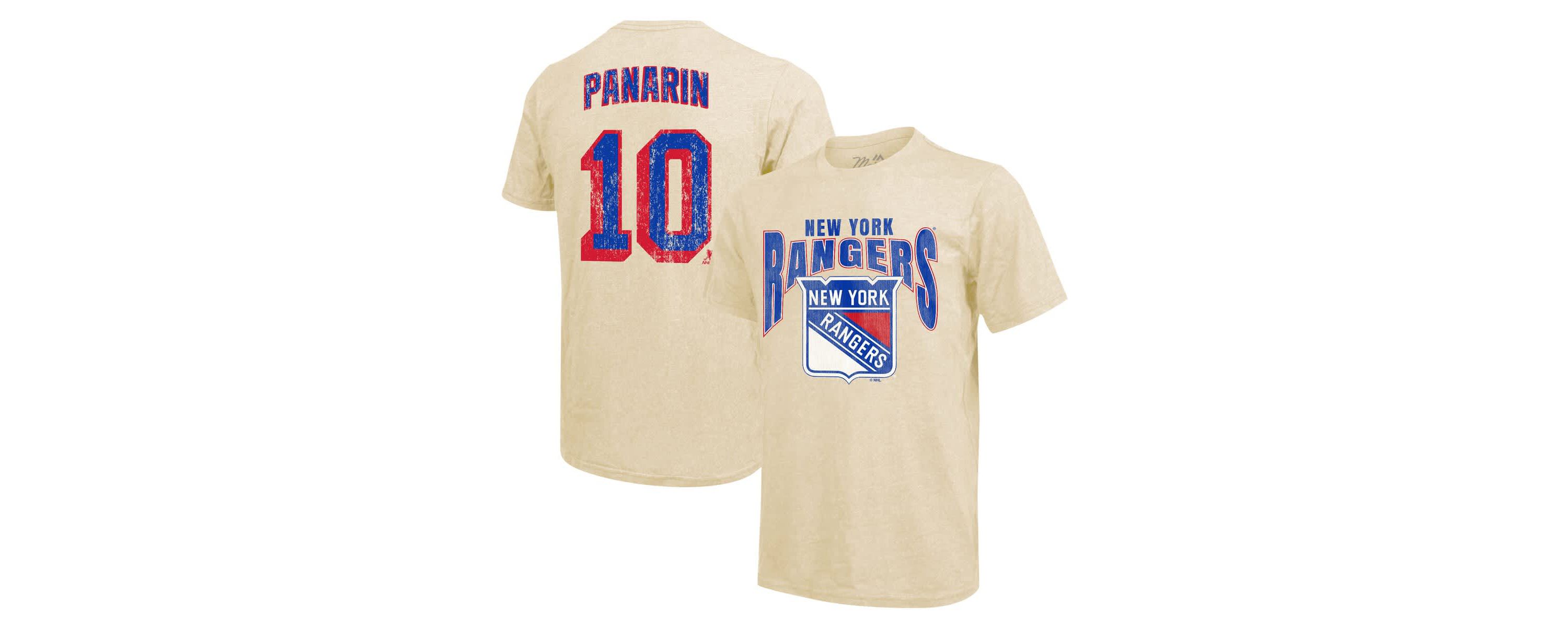 NHL Artemi Panarin New York Rangers Dynasty Name & Number Tri-Blend T-Shirt