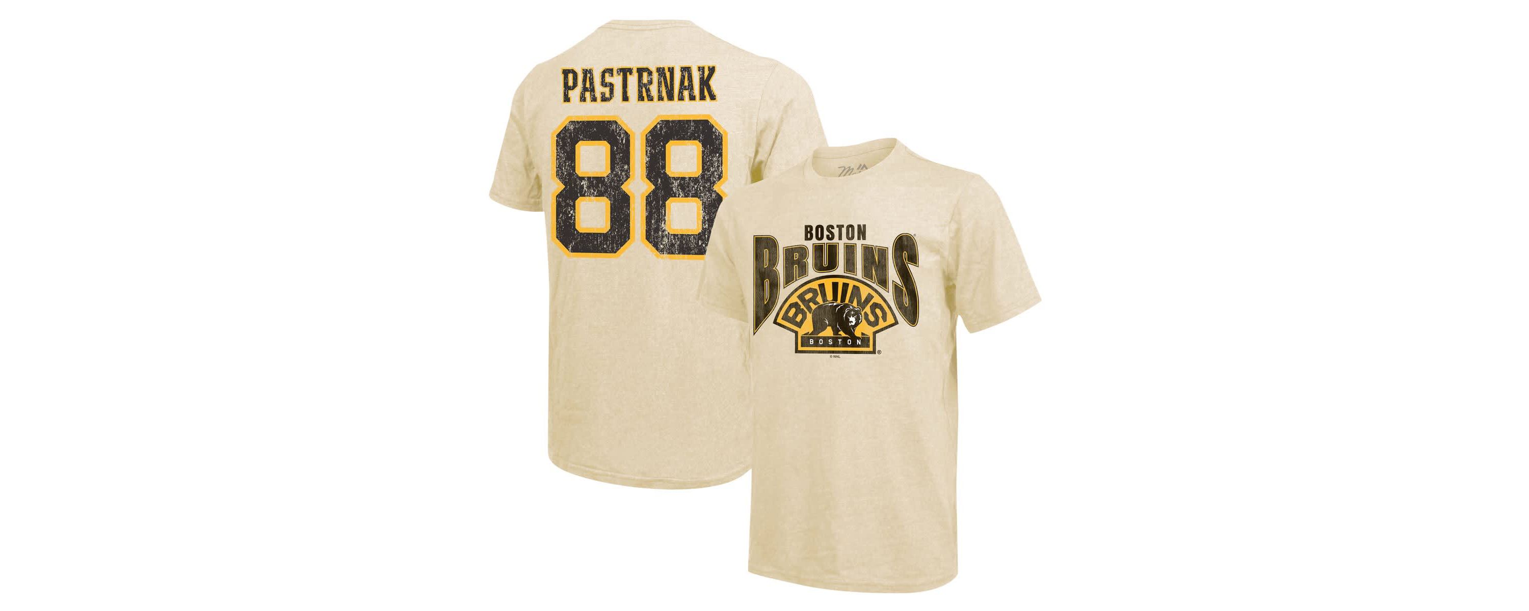 NHL David Pastrnak Dynasty Name & Number Tri-Blend T-Shirt