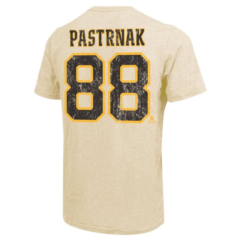 NHL David Pastrnak Dynasty Name & Number Tri-Blend T-Shirt