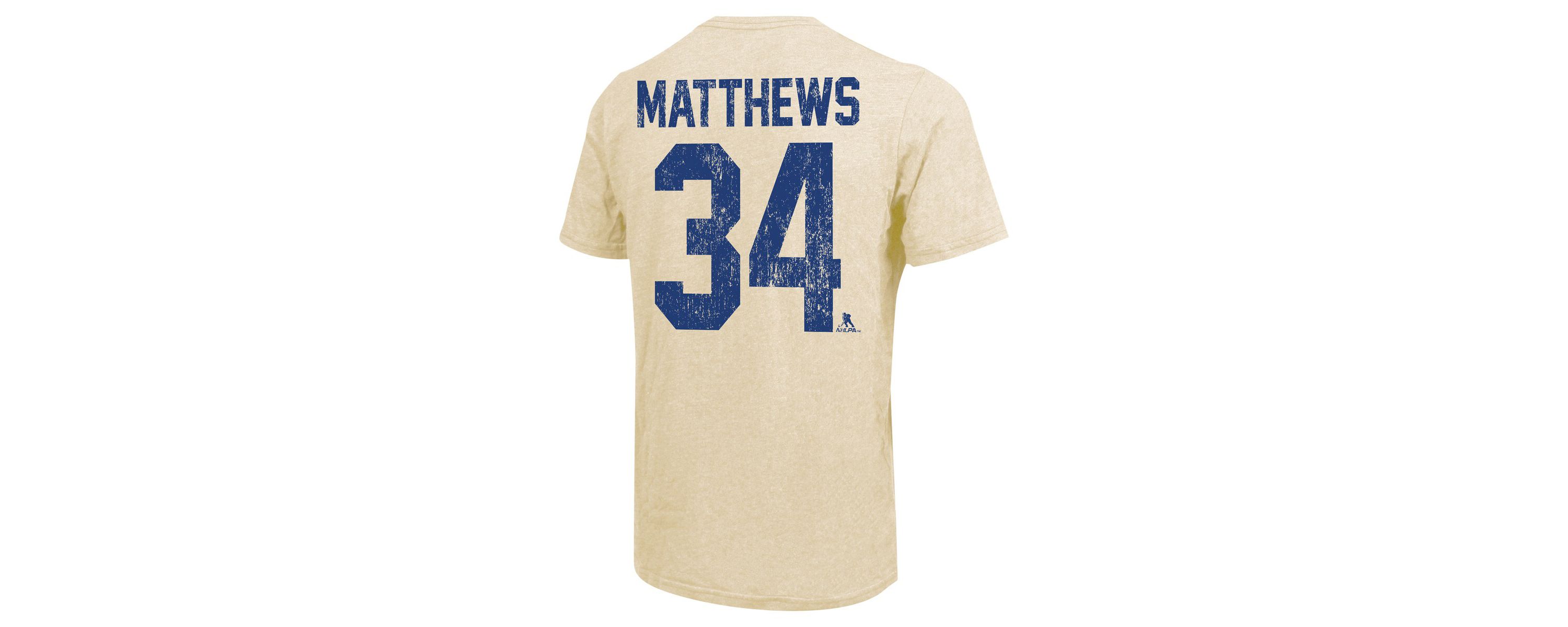 NHL Auston Matthews Toronto Maple Leafs Dynasty Name & Number Tri-Blend T-Shirt
