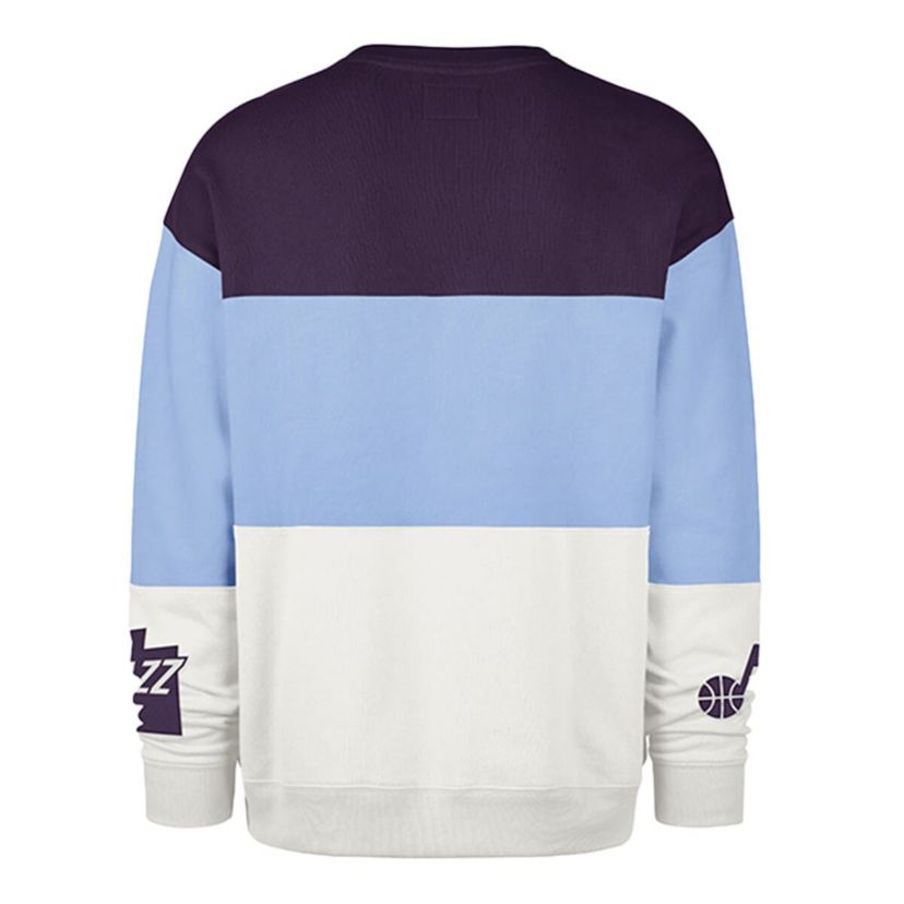 NBA Unisex Light Utah Jazz 2024/25 City Edition On Five Maximalist Pullover Sweatshirt