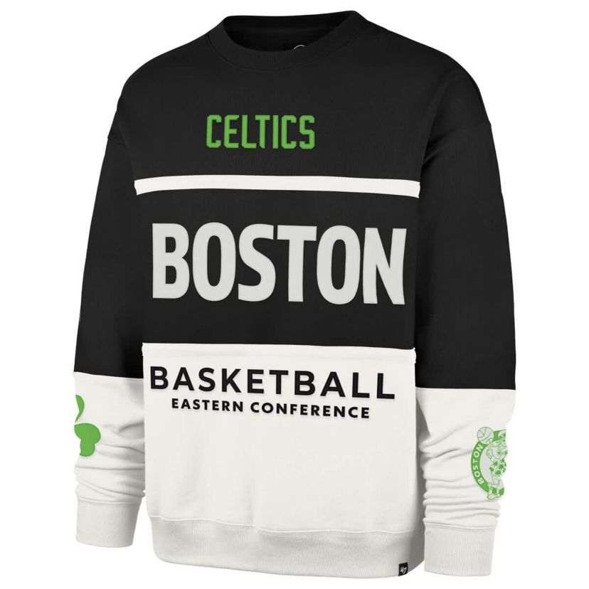 NBA Unisex Boston Celtics 2024/25 City Edition On Five Maximalist Pullover Sweatshirt