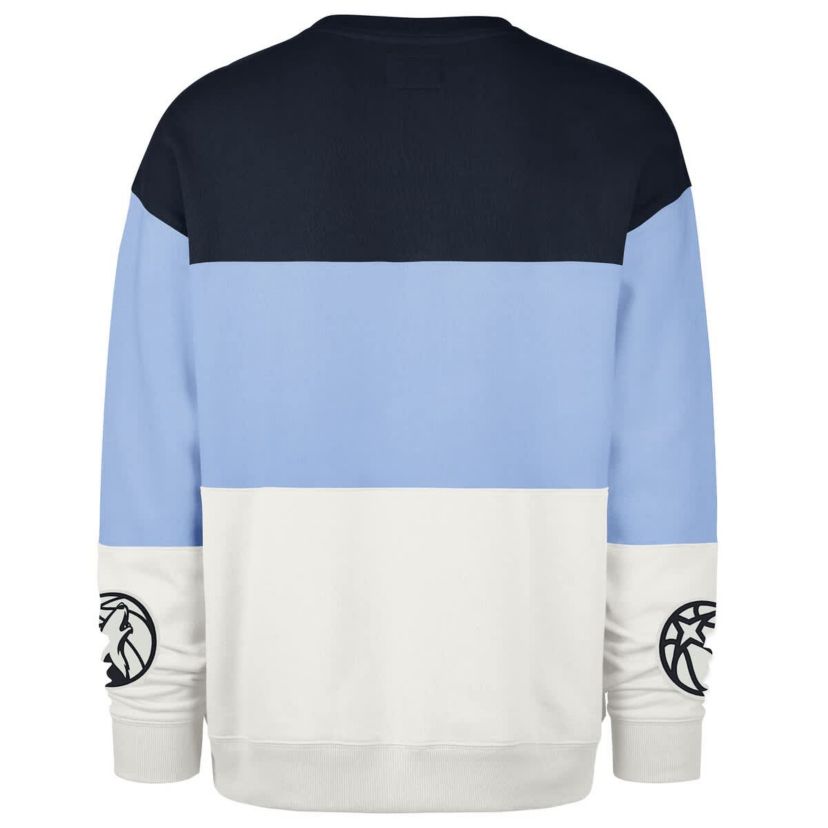 NBA Unisex Light Minnesota Timberwolves 2024/25 City Edition On Five Maximalist Pullover Sweatshirt