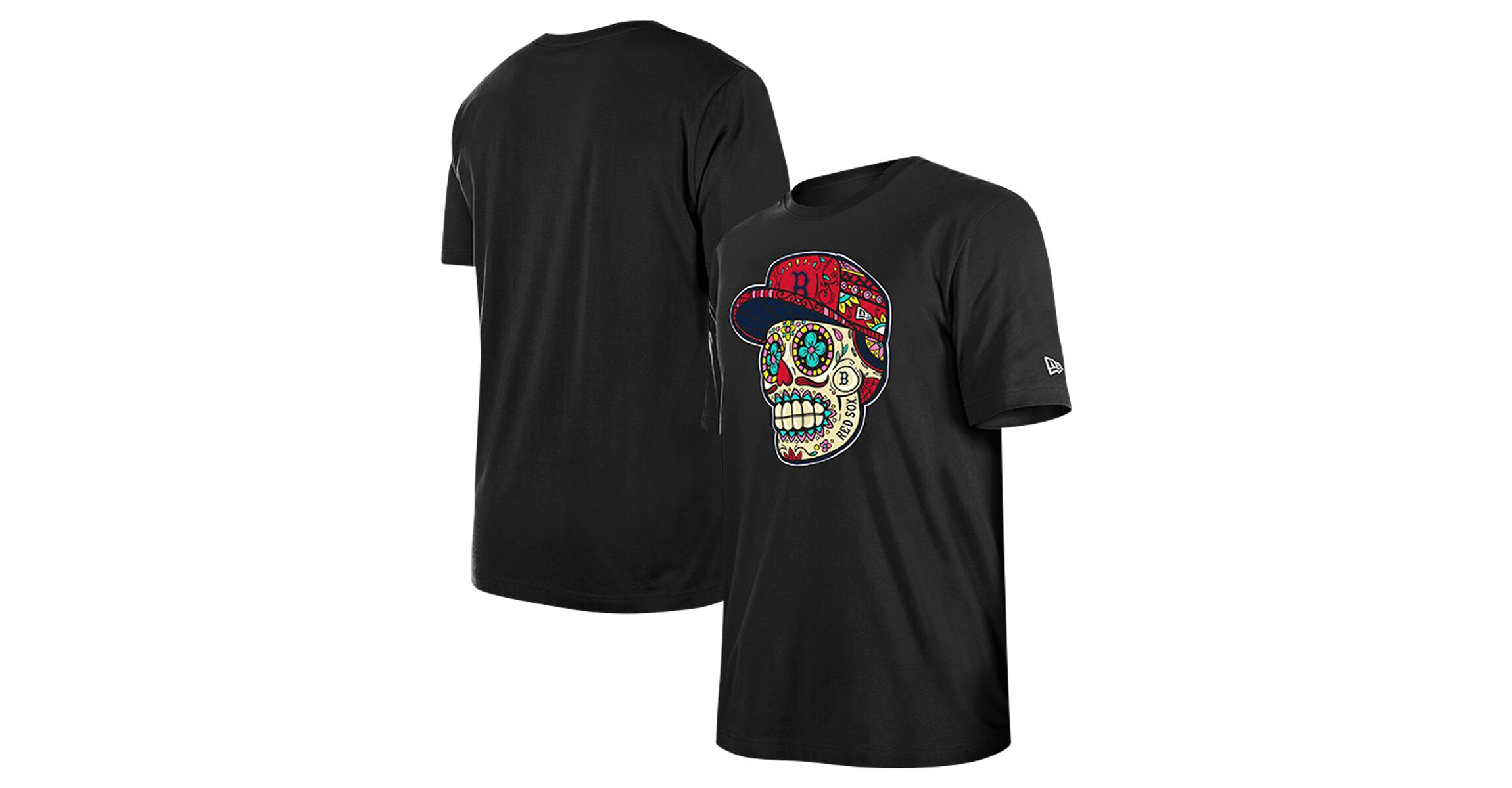 Boston Red Sox MLB Boston Sox Sugar Skulls T-Shirt