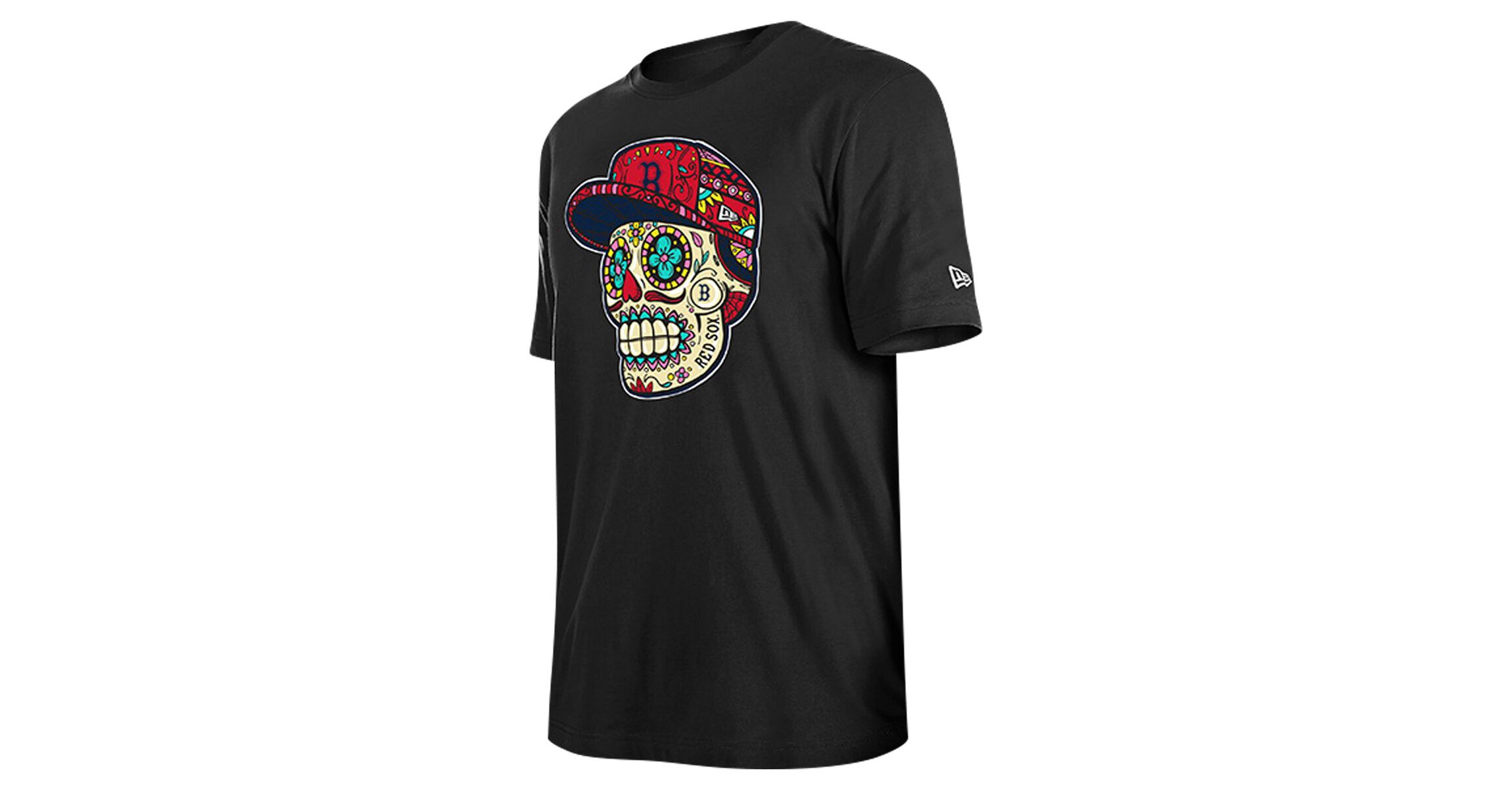Boston Red Sox MLB Boston Sox Sugar Skulls T-Shirt