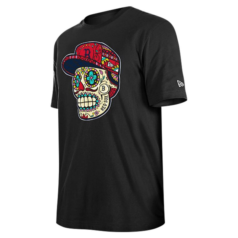 Boston Red Sox MLB Boston Sox Sugar Skulls T-Shirt
