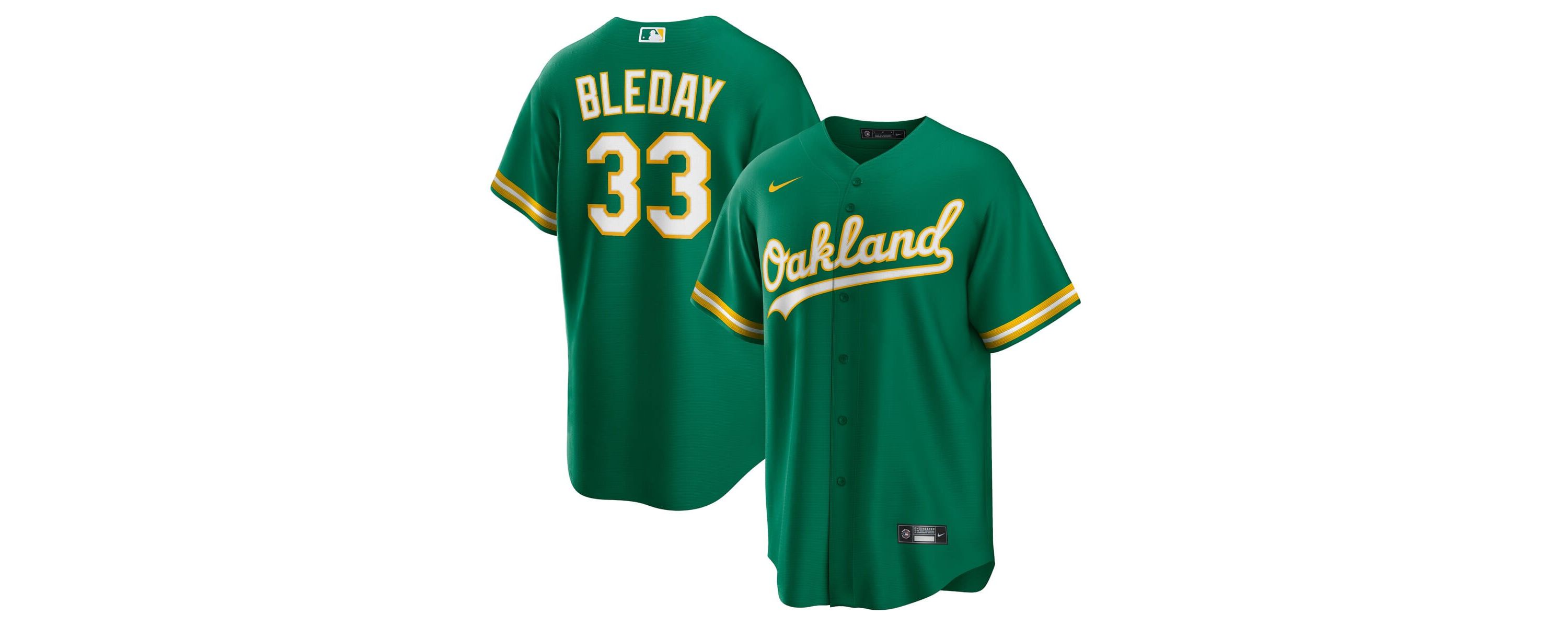 Cooperstown Teams Nike JJ Bleday Kelly Oakland Athletics Alternate Replica Jersey