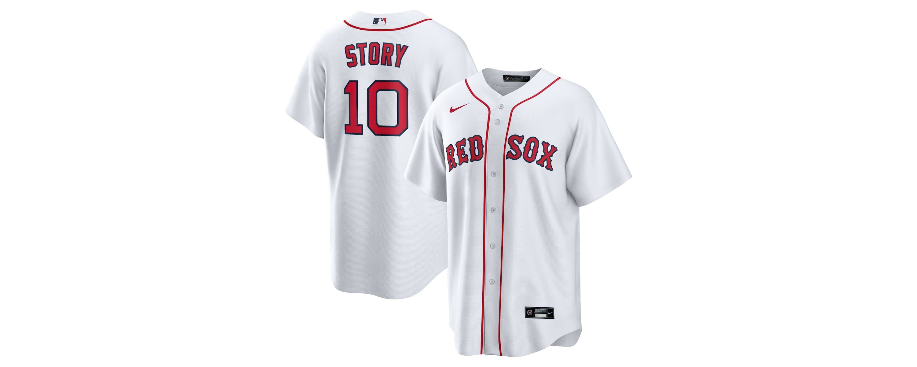 Boston Red Sox MLB Nike Trevor Story Boston Sox Home Replica Jersey