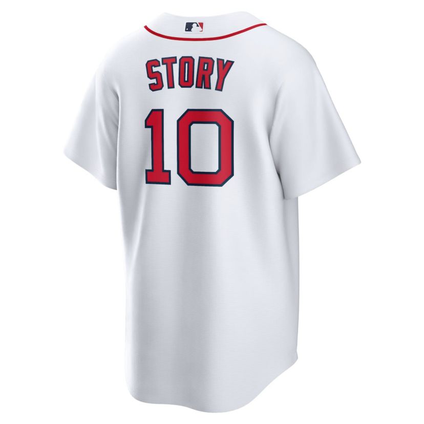 Boston Red Sox MLB Nike Trevor Story Boston Sox Home Replica Jersey